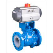 鑄鋼襯氟氣動球閥廠家直銷