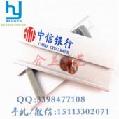 中信銀行胸牌/高檔員工胸牌/鋁合金浮雕胸牌