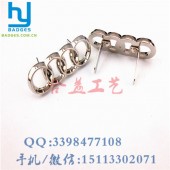 優質合金徽章、鏤空徽章、奧迪車標金屬制作