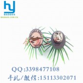 成套金屬徽章、LOGO酒店高檔員工胸針、領(lǐng)章