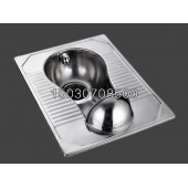 不銹鋼蹲便器 帶前檔 可按需求定制