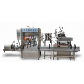 石家莊科勝液體旋蓋封口貼標生產線