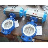 氣動法蘭蝶閥 廠家現貨氣動閥