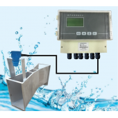 污水排放口、城市下水道的流量測量超聲波明渠流量計