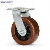 靜音減震橡膠腳輪子