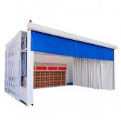 移動伸縮式噴漆房 適用范圍和特點