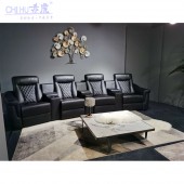 電動可躺頭等艙功能沙發頭層牛皮客廳私人訂制會客廳家庭影院沙發 家庭影院VIP電動伸展功能沙發