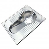 節水型不銹鋼蹲便器 304 體后排不銹鋼蹲便器 堅固耐用