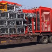 【】恒義施工電梯配件大全/施工升降機(jī)標(biāo)準(zhǔn)節(jié)SC200吊籠三折彎加強(qiáng)型烤漆鍍鋅