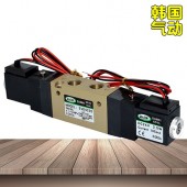 韓國DANHI丹海氣動元件SVK0220雙線圈2位5通電磁閥SYM氣動換向閥