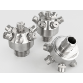 8500 多頭霧化噴嘴，固定式瓶罐清洗噴嘴