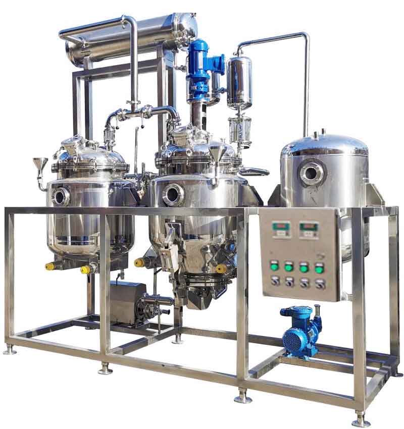 中藥提取濃縮設備科研實驗室多功能加熱提取機組