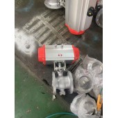 氣動v型調節球閥-氣動v型球閥中外合資品牌