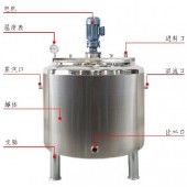 玉祥不銹鋼攪拌罐濃稀配液罐配制罐廠*